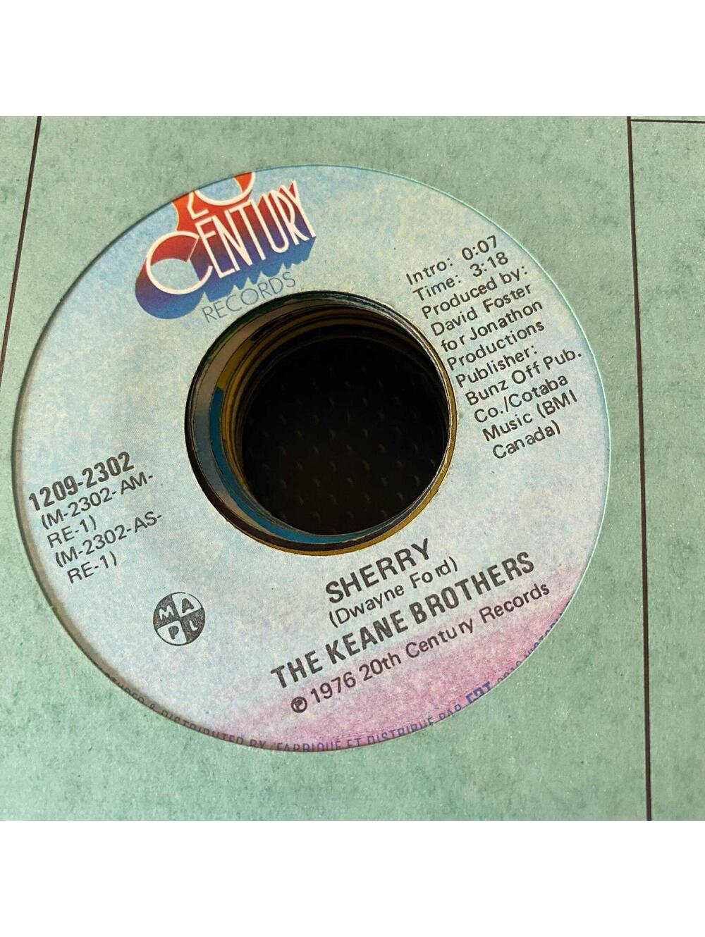 Sherry-The Keane Brothers Vinyl 45RPM VG+ R48